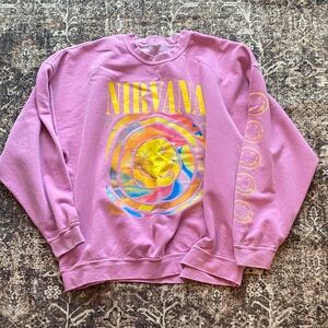 NIRVANA  Graphic Women's Sweatshirt